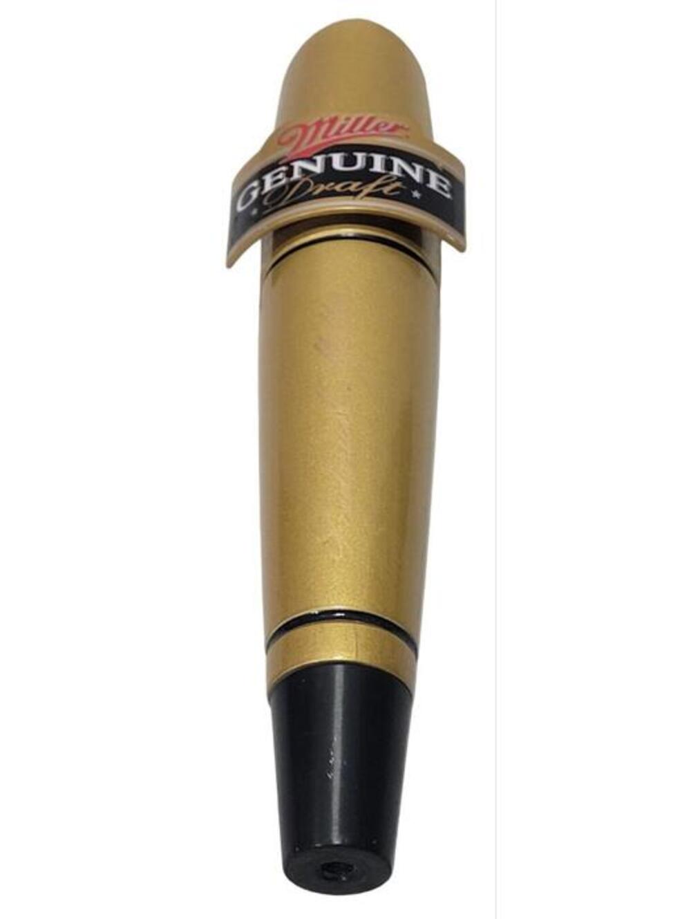 Miller Genuine Draft Cold Filtered Beer Bar Tap Handle 12" Man Cave